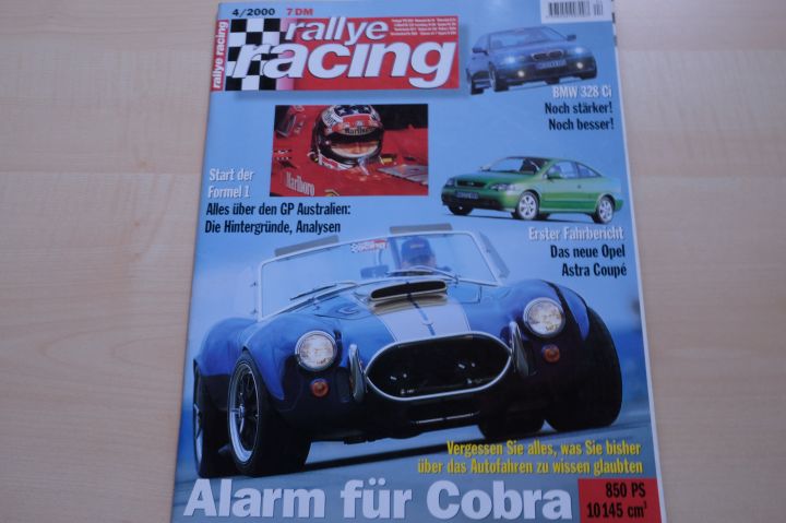 Deckblatt Rallye Racing (04/2000)